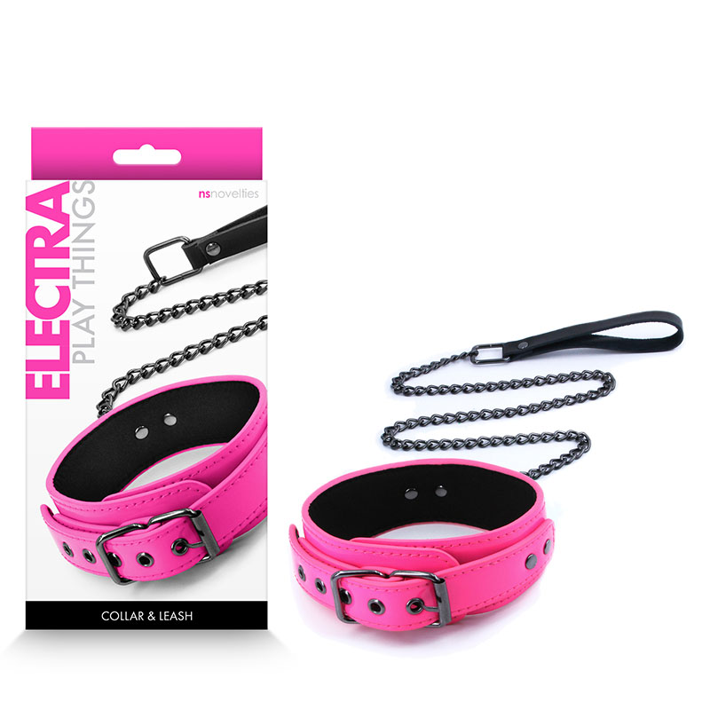 Electra Collar & Leash - Pink